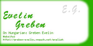 evelin greben business card